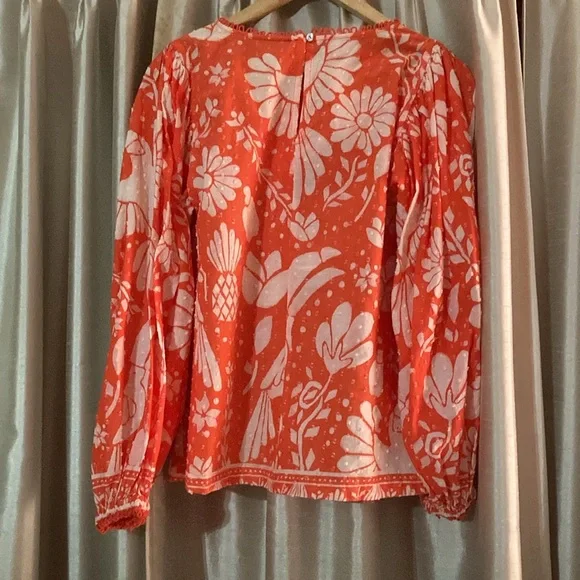 Women's FARM Rio Set Orange Neon Jungle Mini Bohemian Skirt | L /  Top | M - Picture 4 of 15